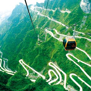 喜樂(lè)N線：天門山國(guó)家森林公園：天門山、天門洞、天門山寺、天門山公路奇觀一日游